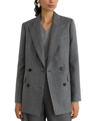 Reiss Astrid Wool Double Breasted Blazer