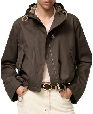 Cropped Tropical Gabardine Parka