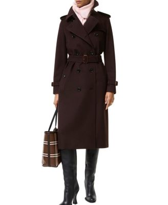 Long Cashmere Kensington Trench Coat
