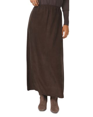 Brushed A Line Maxi Skirt