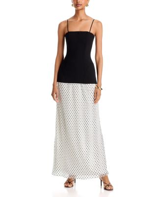Black Halo Lunara Printed Maxi Dress