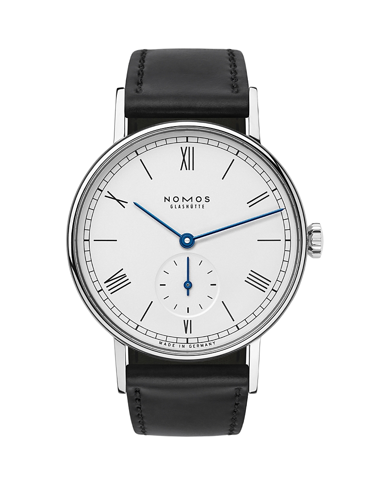 Nomos Ludwig Watch, 35mm In White Silver