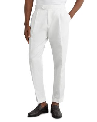 Tapered Pleat Trousers