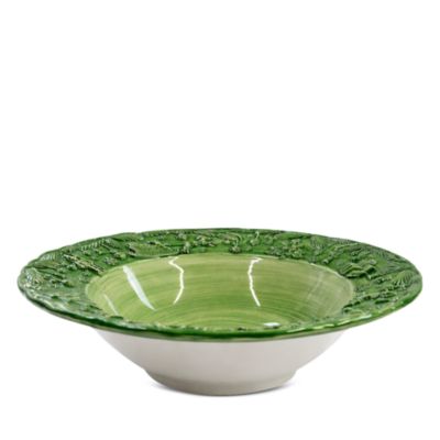 Fiabe di Natale Green Serving Bowl