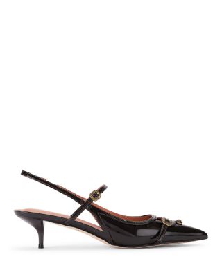 Women's Rebecca Leather Slingback Pumps