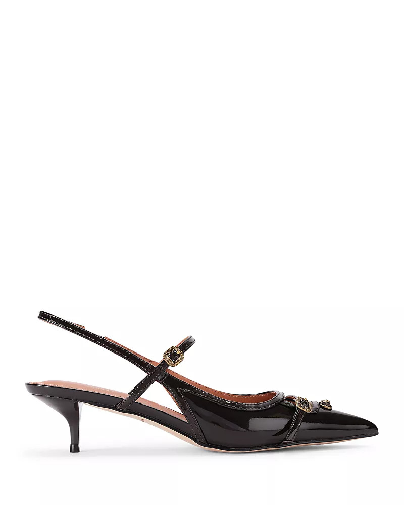 Kurt Geiger London Women's Rebecca Leather Slingback Pumps