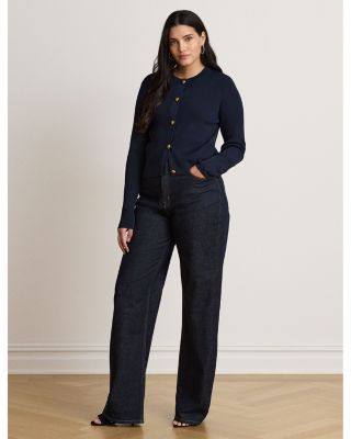 High Rise Straight Jeans in Rinse Wash - thumbnail 5