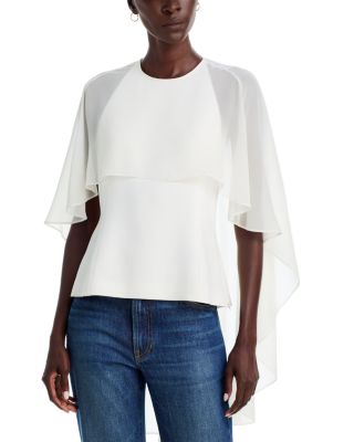 Adela Cape Overlay Top