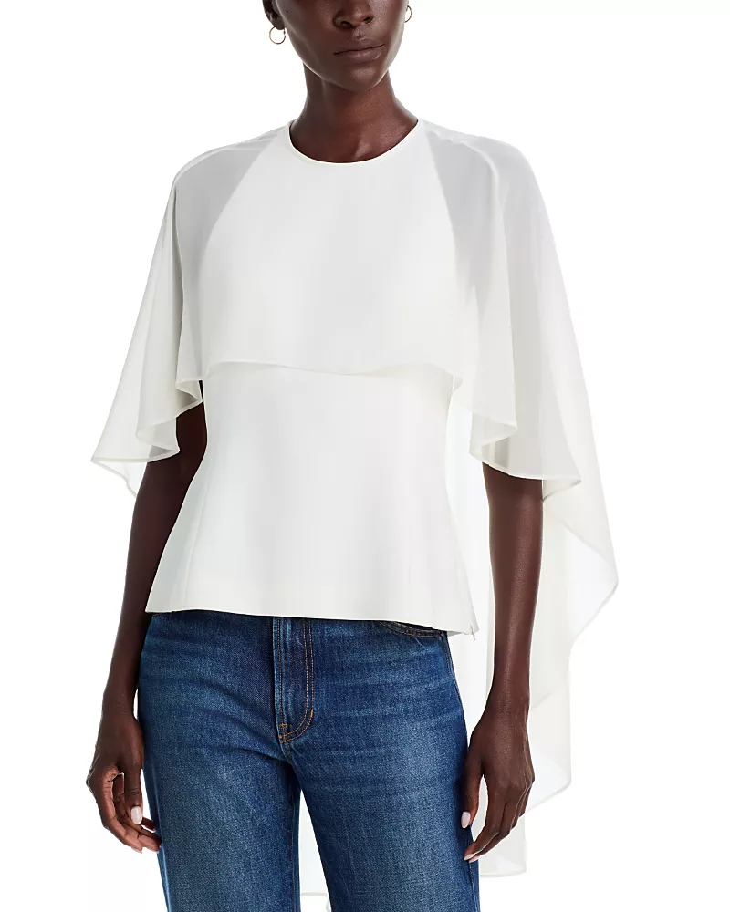A. l.c. Adela Cape Overlay Top