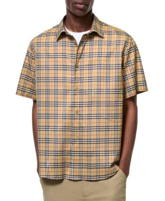  Relaxed Fit Check Cotton Shirt