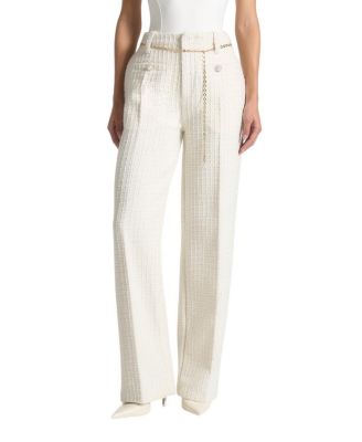 Nathalie Tweed Trousers with Belt