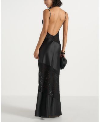Naya Asymmetric Lace Maxi Dress - thumbnail 3