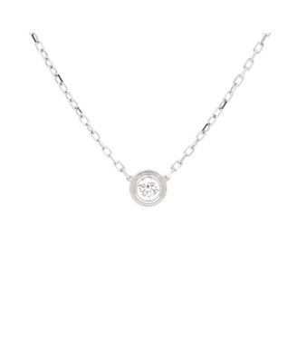Pre-Owned Cartier Large Cartier D'Amour Pendant Necklace 18K White Gold with Diamond, 16