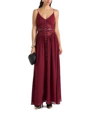 Rosie Lace Corset Maxi Dress