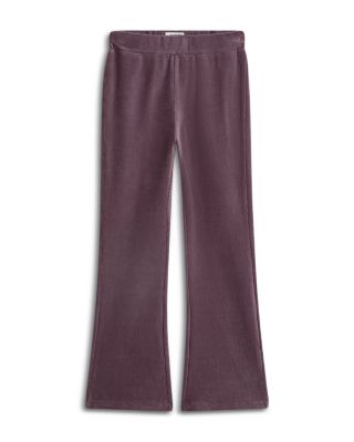 Girls' Velvet Ribbed Cotton Blend Leggings - Little Kid, Big Kid