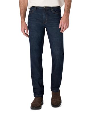 Regent Cotton Blend Relaxed Straight Fit Jeans in Hudson