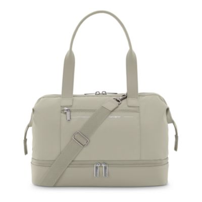 Samsonite Better Than Basic Companion Bags Mini Weekender Tote In Limestone Grey