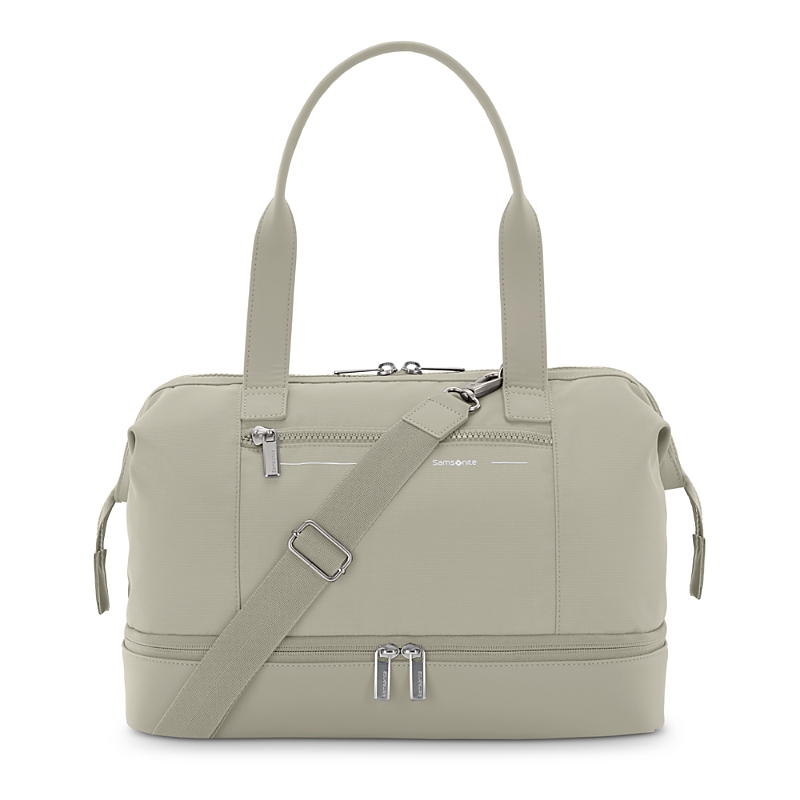 Samsonite Better Than Basic Companion Bags Mini Weekender Tote In Limestone Grey