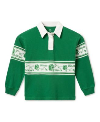  Unisex NFL Philadelphia Eagles Rugby Long Sleeve Tee - Little Kid, Big Kid