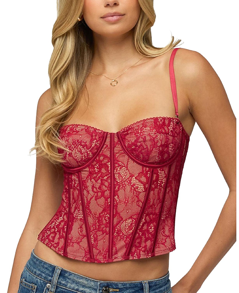 Edikted Saffire Detachable Straps Lace Corset