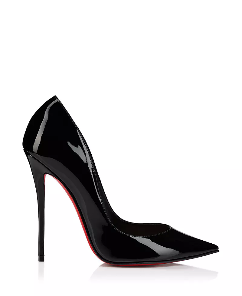 Christian Louboutin Women's La Pigalle 120 mm Patent Leather Stiletto Pumps