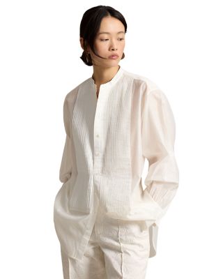 Cotton & Silk Tuxedo Shirt