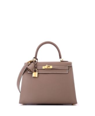 Kelly 25 Leather Top Handle Bag