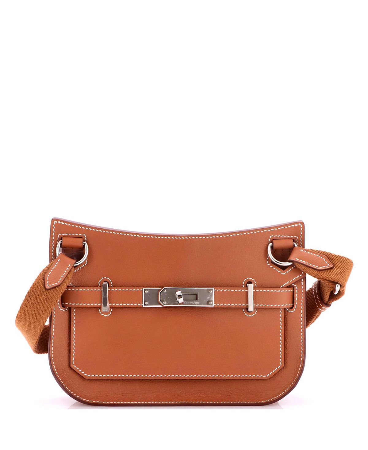 Pre-Owned HERMES Mini Jypsiere Evercolor Leather Bag