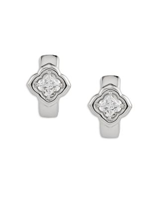 Mallory Crystal Huggie Hoop Earrings