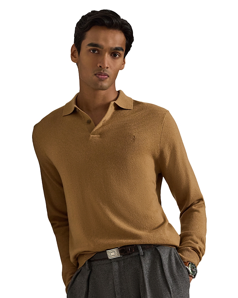 Polo Ralph Lauren Knit Wool Polo Collar Logo Sweater