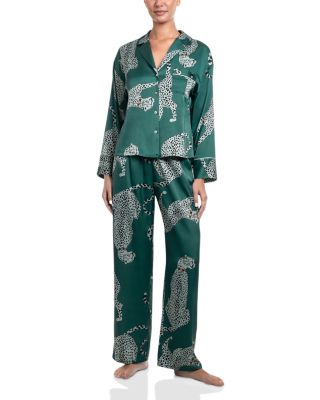 Satin Long Sleeve Pajama Set