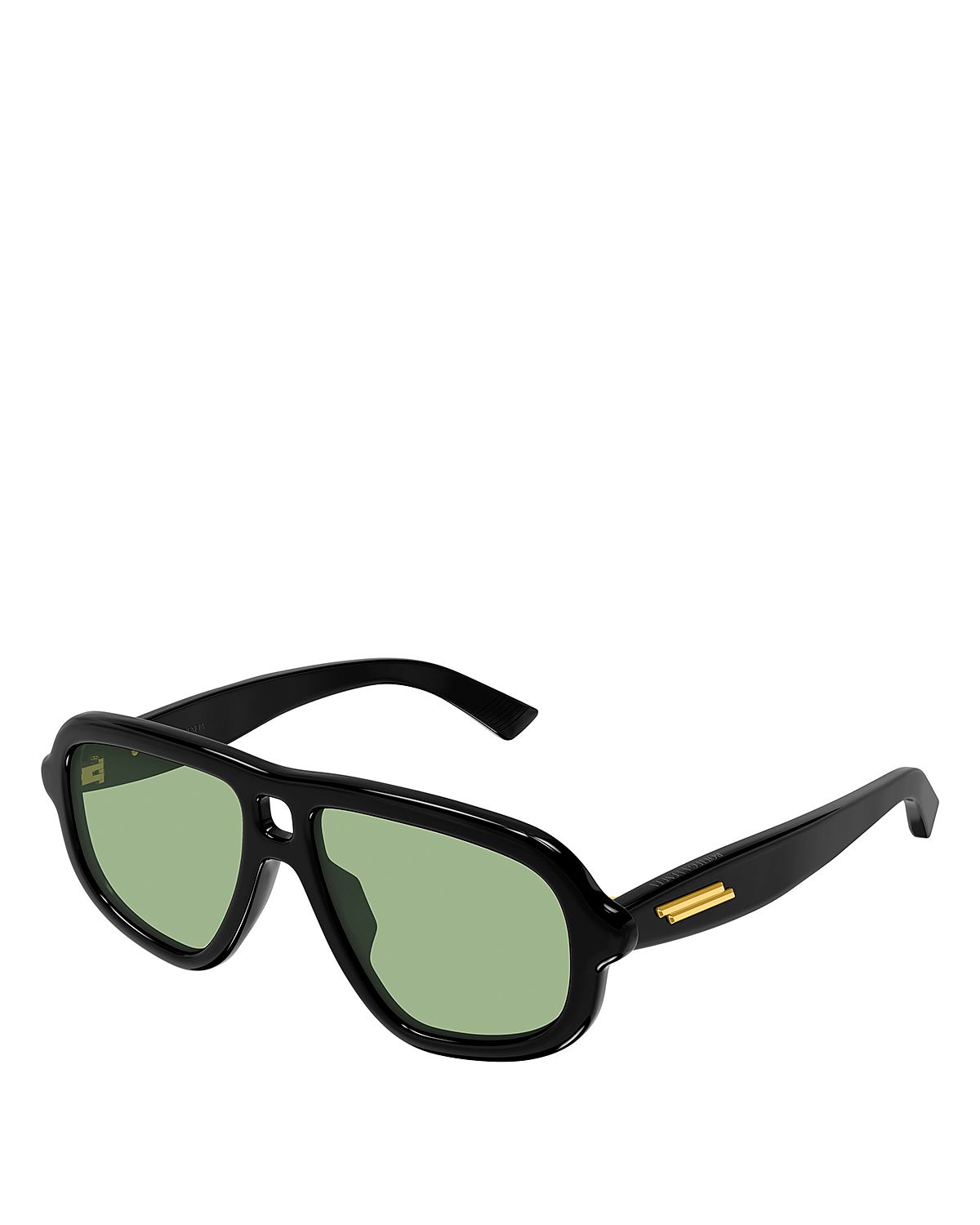 Bottega Veneta Sophia Ribbon Pilot Sunglasses, 53mm