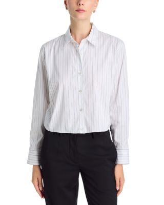 Striped Button Front Shirt
