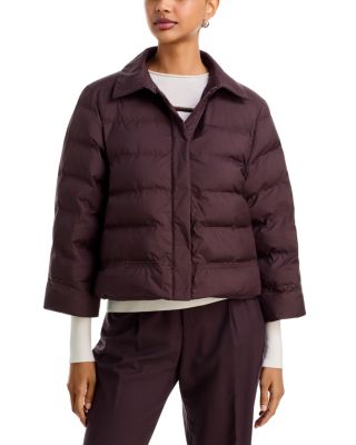 Fold Collar Puffer Coat