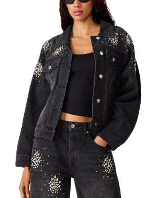 Clarke Cotton Blend Embellished Jacket