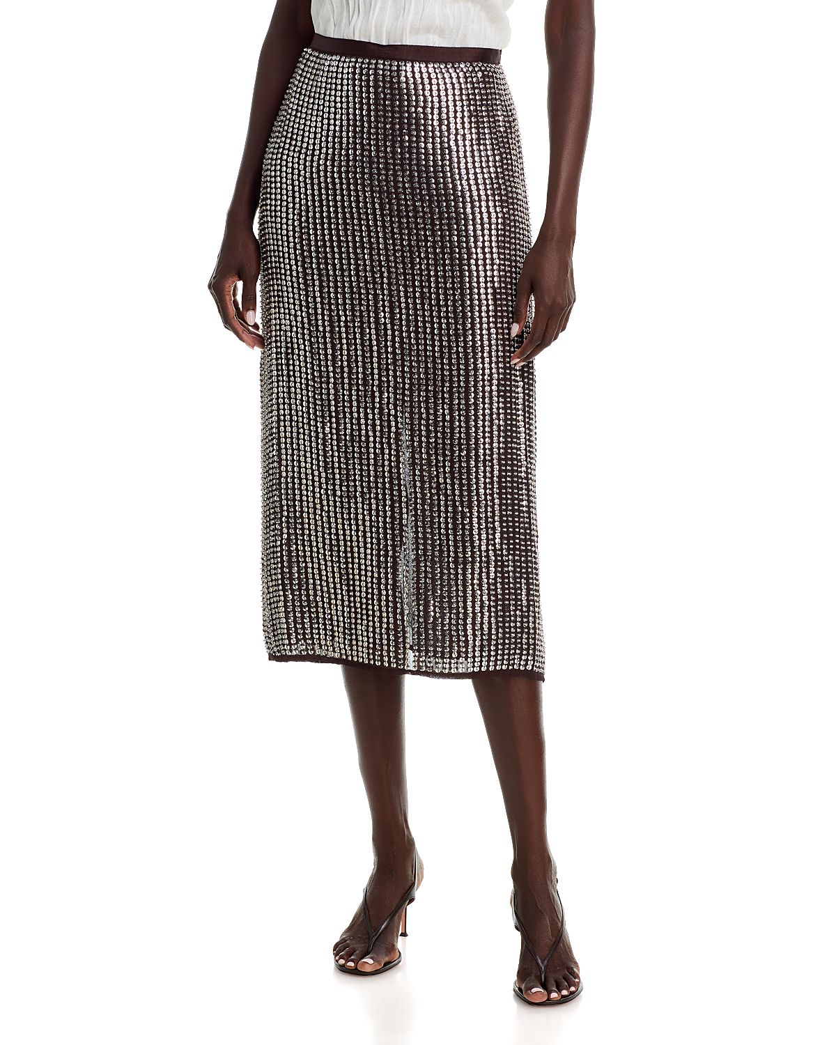 rag & bone Lili Beaded Midi Skirt