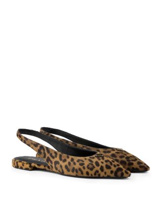  Women's Printed Leather Ballerinas