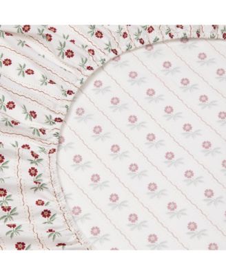 Woodland Stripe Cotton Fitted Sheet