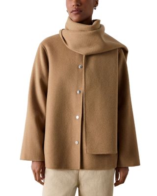 Wool Blend Scarf & Coat