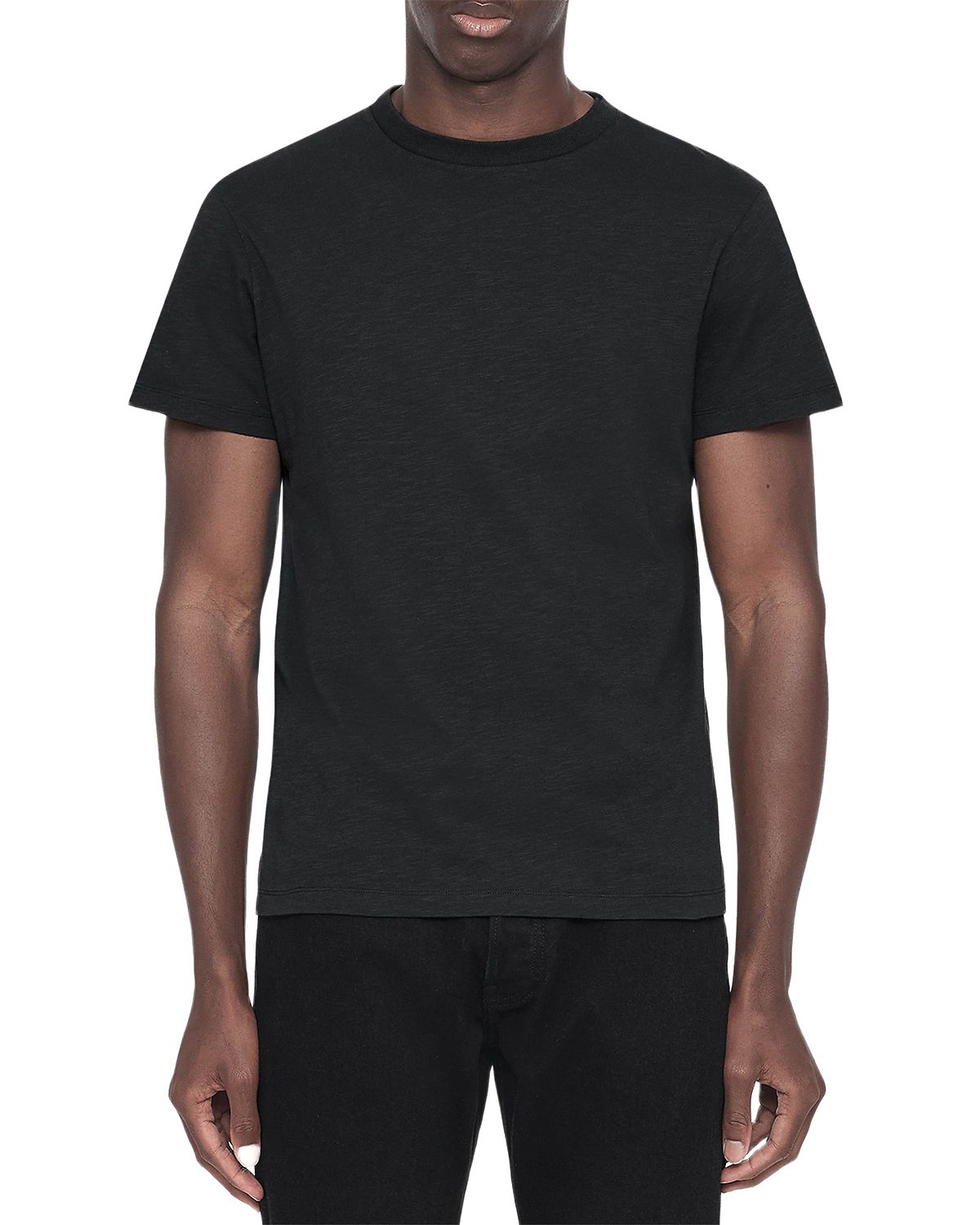 Allsaints Cody Cotton Textured Crewneck T-Shirt
