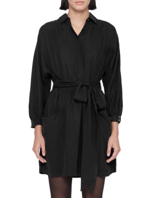 Noora Belted Shirt Dress