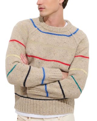 Freddie Wool Blend Raglan Stripe Sweater