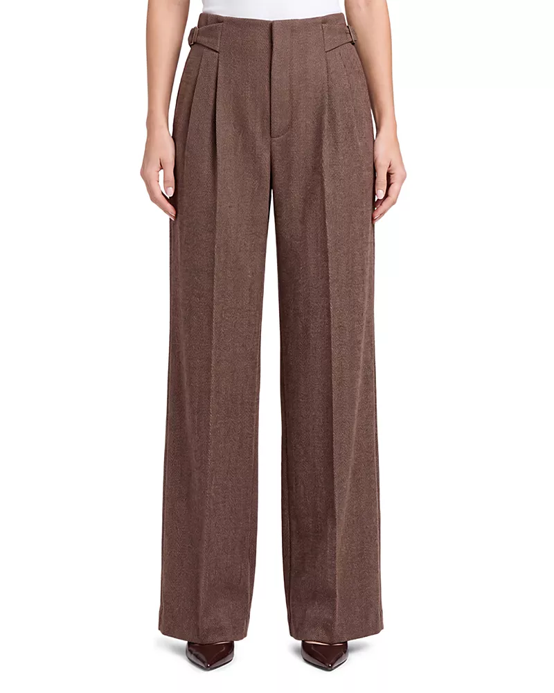 Liverpool Los Angeles Pleated High Rise Wide Leg Trousers