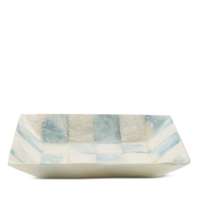 Sky Check Capiz Soap Dish