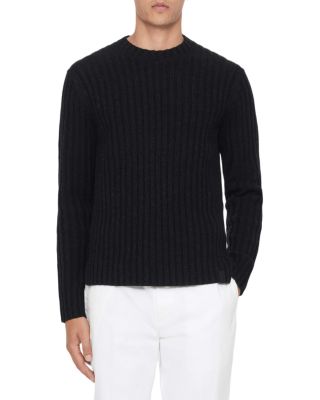 Allsaints Liev Wool Blend Knit Stripe Crewneck Sweater