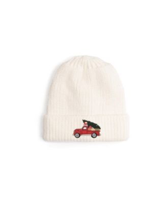  Boys' Christmas Truck Patch Beanie - Little Kid, Big Kid