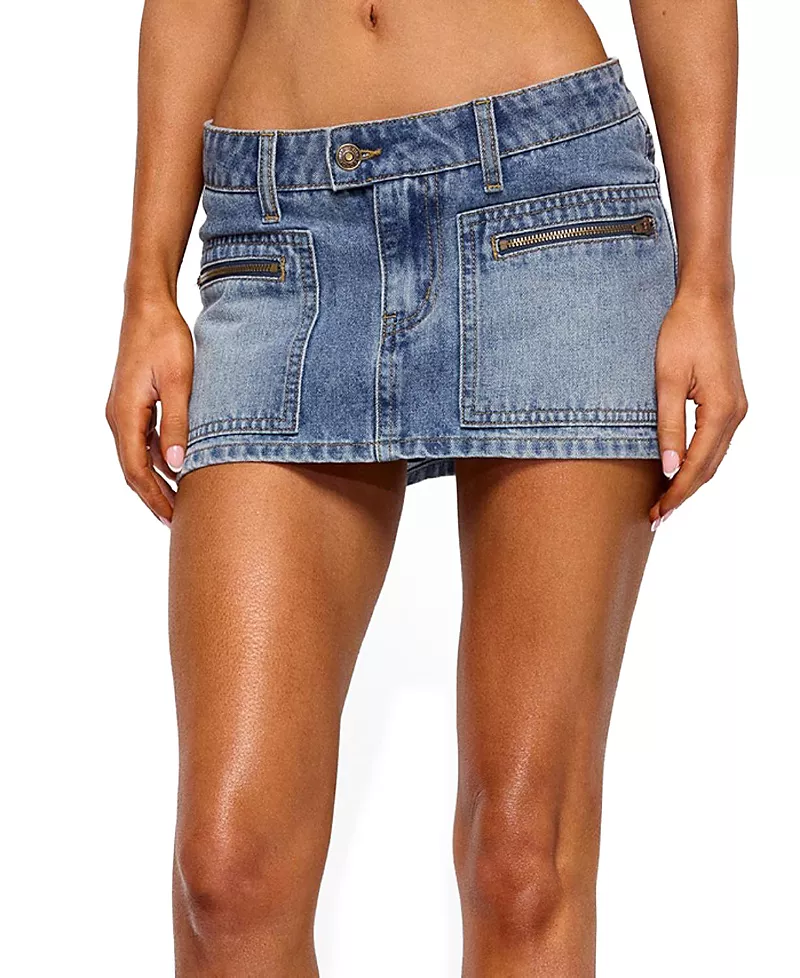 Edikted Verena Zip Pocket Micro Skort