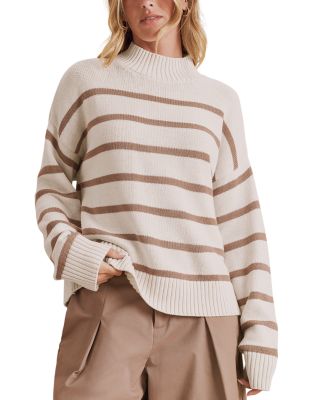 Nora Stripe Turtleneck Sweater