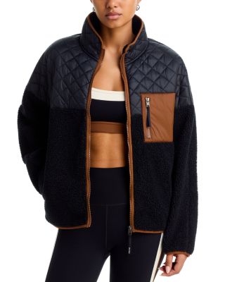 Skylar Sherpa Quilted Combo Jacket