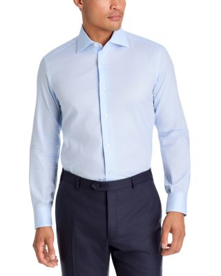 Ventiquattro Cotton Twill Regular Fit Dress Shirt
